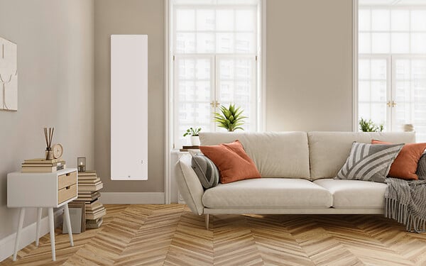 THERMOR - Radiateur connecté gain de place Ingénio 4 vertical 1000W Blanc mat - THERMOR - 429353 - large