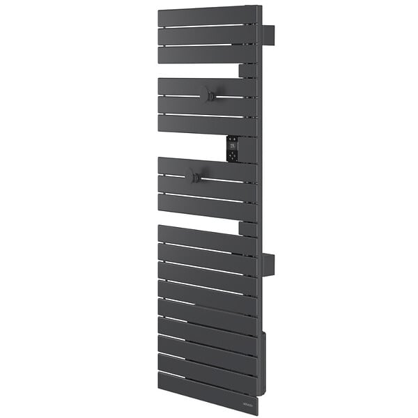 ATLANTIC - Sèche-serviettes connecté Nefertiti avec soufflerie mât à gauche 1500W graphite - ATLANTIC - 850066 - large