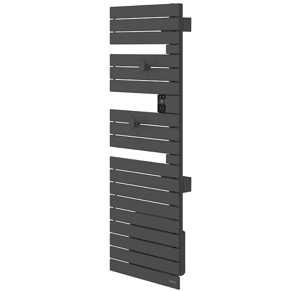 ATLANTIC - Sèche-serviettes connecté Nefertiti mât à gauche 750W anthracite - ATLANTIC - 850040 - large