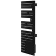 ATLANTIC - Sèche-serviettes connecté Nefertiti avec soufflerie mât à droite 1750W noir - ATLANTIC - 850073 - vignette