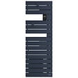 ATLANTIC - Sèche-serviettes connecté Nefertiti étroit avec soufflerie mât gauche 1500W bleu profond - ATLANTIC - 850095 - vignette
