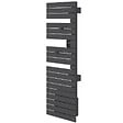 ATLANTIC - Sèche-serviettes connecté Nefertiti mât à droite 750W anthracite - ATLANTIC - 850039 - vignette