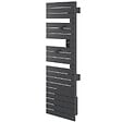 ATLANTIC - Sèche-serviettes connecté Nefertiti mât à droite 750W graphite - ATLANTIC - 850047 - vignette