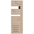 ATLANTIC - Sèche-serviettes connecté Nefertiti étroit avec soufflerie mât gauche 1600W beige - ATLANTIC - 850603 - vignette