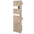 ATLANTIC - Sèche-serviettes connecté Nefertiti étroit mât droite 600W beige - ATLANTIC - 850627 - vignette
