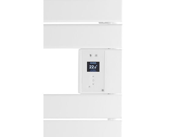 THERMOR - Radiateur sèche-serviettes électrique Riviera 2 - Sans soufflerie - 500W - Blanc satin - large