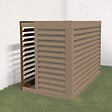 DECOCLIM - Face dos pour cache en aluminium brun rouge taille L - DECOCLIM - 23AL8012-DOS - vignette