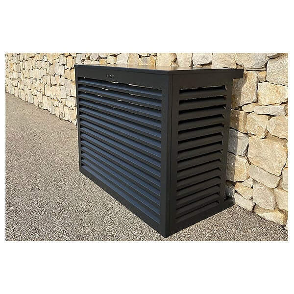 DECOCLIM - Cache clim et pompe à chaleur - Taille XL - Anthracite - Decoclim - large