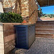 DECOCLIM - Cache clim et pompe à chaleur - Taille L - Anthracite - Decoclim - vignette
