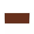 DECOCLIM - Sous-face pour cache en aluminium brun rouge taille M - DECOCLIM - 23AM8012-SSF - vignette
