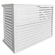 DECOCLIM - Cache clim et pompe à chaleur - Taille XL - Alu - Blanc - Decoclim - vignette