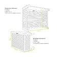 DECOCLIM - Cache unité extérieure en aluminium gris clair taille L - DECOCLIM - 23AL7035 - vignette