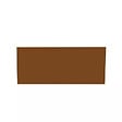 DECOCLIM - Sous-face pour cache en aluminium brun argile taille M - DECOCLIM - 23AM8003-SSF - vignette