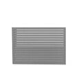 DECOCLIM - Face dos pour cache en aluminium gris poussière taille L - DECOCLIM - 23AL7037-DOS - vignette