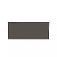 DECOCLIM - Sous-face pour cache en aluminium gris terre d'ombre taille XL - DECOCLIM - 23AXL7022-SSF - vignette