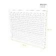DECOCLIM - Face dos pour cache en aluminium blanc taille L - DECOCLIM - 23AL9010-DOS - vignette