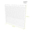 DECOCLIM - Face dos pour cache en aluminium brun argile taille XL - DECOCLIM - 23AXL8003-DOS - vignette