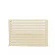 DECOCLIM - Face dos pour cache en aluminium ivoire clair taille S - DECOCLIM - 23AS1015-DOS - vignette