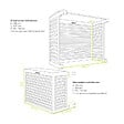 DECOCLIM - Cache unité extérieure en aluminium blanc crème taille M - DECOCLIM - 23AM9001 - vignette