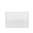 DECOCLIM - Face dos pour cache en aluminium blanc taille M - DECOCLIM - 23AM9010-DOS - vignette