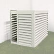 DECOCLIM - Face dos pour cache en aluminium ivoire clair taille L - DECOCLIM - 23AL1015-DOS - vignette