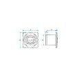 ALDES - Extracteur DESIGN 125 - 9,3W - 115m3/h - 31dB - Blanc - vignette