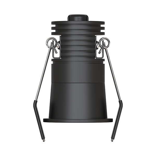 SOLUM - LYRA Mini Spot encastré noir 5W. CCT 2700-3000-4000K. 250-300Lm. dimmable. basse luminance - SOLUM - S0220490D - large