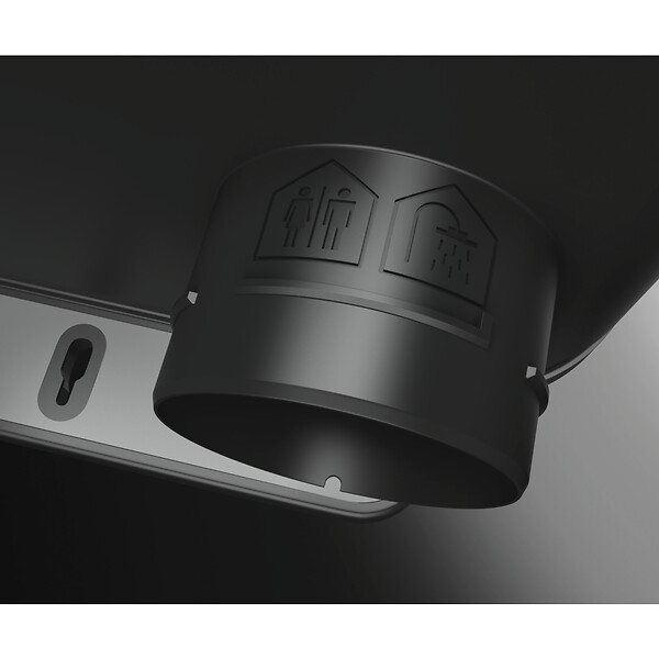 ALDES - Kit VMC EasyHome Auto Compact Classic - Simple flux Autoréglable - 241 m³/h - 23 dB - Avec 3 grilles Colorline - large