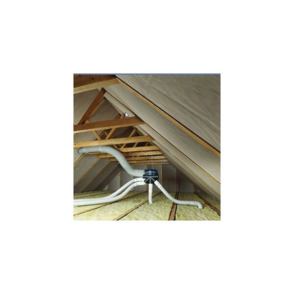 ALDES - Groupe VMC EasyHome Hygro Classic - Simple flux Hygroréglable - 28W - 213 m³/h - 32 dB - 4 sanitaires - large