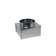ALDES - Plénum en acier pour grille avec piquage sur l'arrière MTF3 - Plénum en acier pour grille avec piquage sur l'arrière MT F3 300x300 D160 - vignette