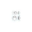 ALDES - Kit bouches autoréglable et extraction pour VMC double flux -  Pour logement T3/T4 - Réseau Algaine - vignette