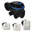 ALDES - Kit  VMC EasyHome Hygro Premium MW - Simple flux Hygro - 276 m³/h - 31 dB - Avec 3 bouches  BAHIA Curve Electriques - vignette