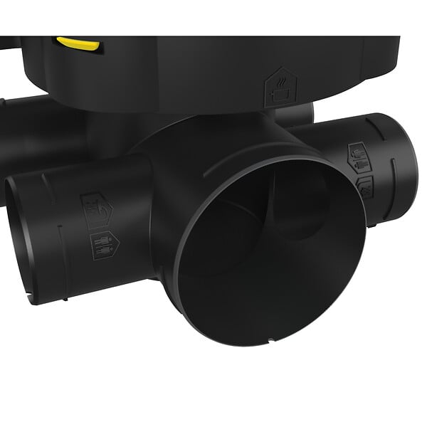 ALDES - Kit VMC EasyHome Auto Classic - Simple flux Autoréglable - 241 m³/h - 26 dB - avec 3 grilles BIP - large