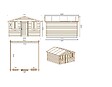 ALTANKA - Abri de jardin en bois - 16m2 - 4x4m - Traité - Ep. 28mm - Couleur: marron - DOM144 - vignette