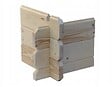 ALTANKA - Terrasse en bois avec balustrade pour abri en bois - 10m2 - 5m x 2m - couleur: naturel - DOM601 - vignette