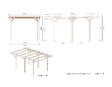 ALTANKA - Carport, abri de voiture  3.04x5.12 m - 15.56 m2 - CAR10 - vignette