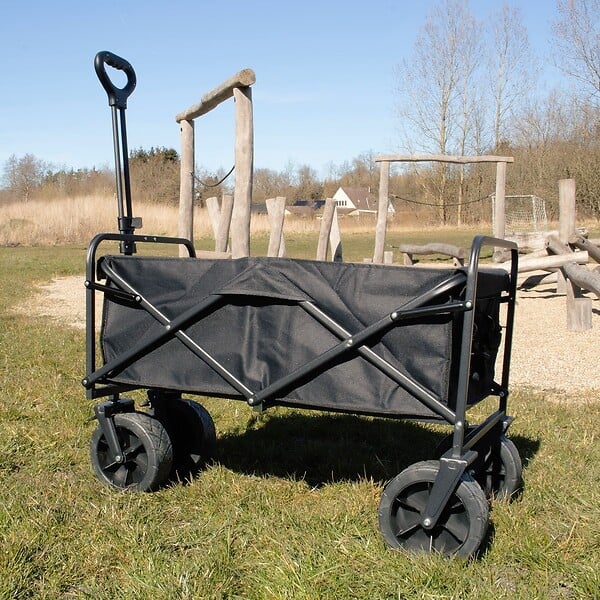KZ GARDEN - Chariot de Transport pliable 402 Litres Chariot de Jardin avec Poignée Charge 50Kg Tissu OXFORD - large