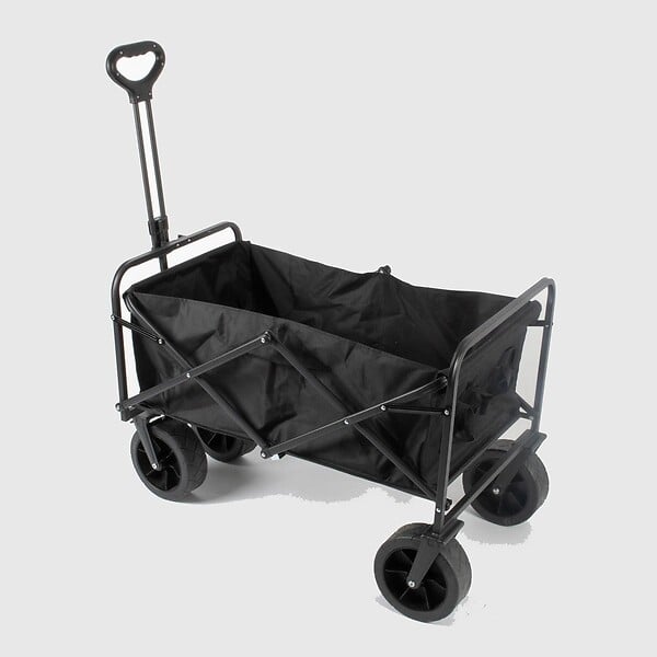 KZ GARDEN - Chariot de Transport pliable 402 Litres Chariot de Jardin avec Poignée Charge 50Kg Tissu OXFORD - large