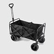 KZ GARDEN - Chariot de Transport pliable 402 Litres Chariot de Jardin avec Poignée Charge 50Kg Tissu OXFORD - vignette