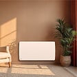 BESTHERM - Radiateur électrique fixe à inertie sèche céramique 2000W ARIA horizontal blanc - vignette