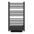 BESTHERM - Sèche-serviette électrique sans fluide avec soufflerie - BESTHERM - HESTIA 500 + 1000W - noir - vignette
