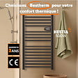 BESTHERM - Sèche-serviette électrique sans fluide - BESTHERM - HESTIA 500W - noir - vignette
