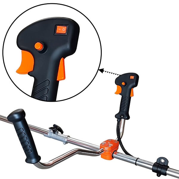 GT GARDEN - Débroussailleuse thermique 52 cm3 - 3 CV - large