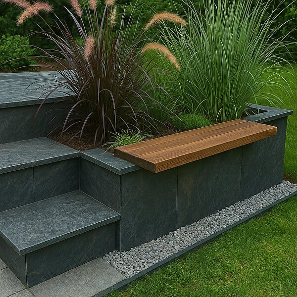 JARDINAT - Feuille de pierre Cover Stone Désertique - L.240xl.120cm - large