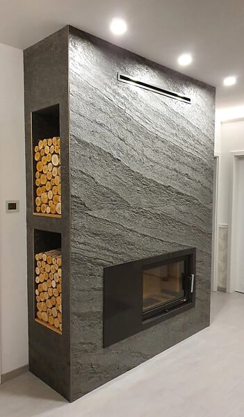 JARDINAT - Feuille de pierre Cover Stone Désertique - L.240xl.120cm - large