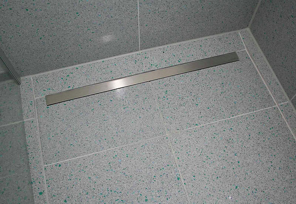 WEDI - Barrette de finition Wedi Fundo 900mm inox standard surface brossée - large