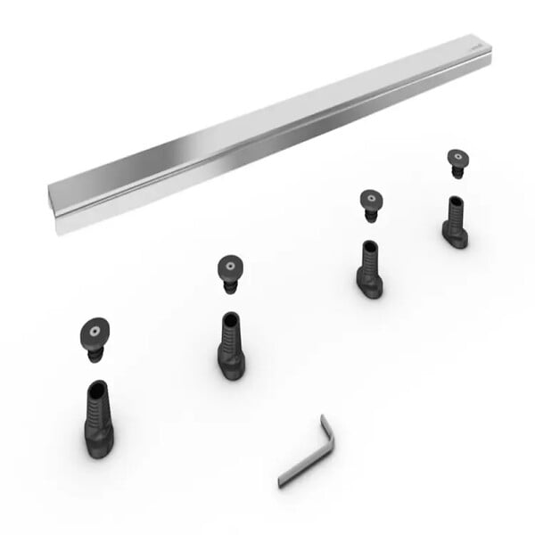 WEDI - Barrette de finition à  carreler pour évacuation linéaire 70 cm inox brossé Fundo - large