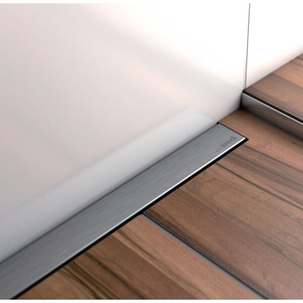 WEDI - Barrette de finition à  carreler pour évacuation linéaire 70 cm inox brossé Fundo - large