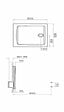 VITRA - Receveur de douche ARKITEKT carré 90x90cm antidérapant - VITRA - 5806L003M0578 - vignette