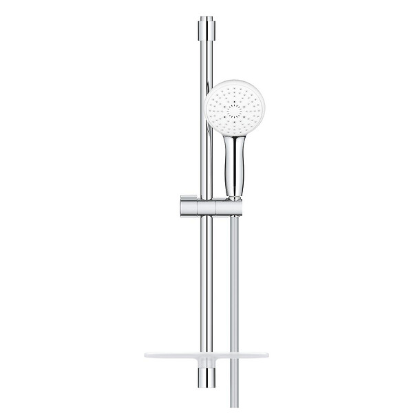 GROHE - Ensemble douchette TEMPESTA à 3 jest 600mm + porte savon GROHE PROFESSIONAL 27600003 - large